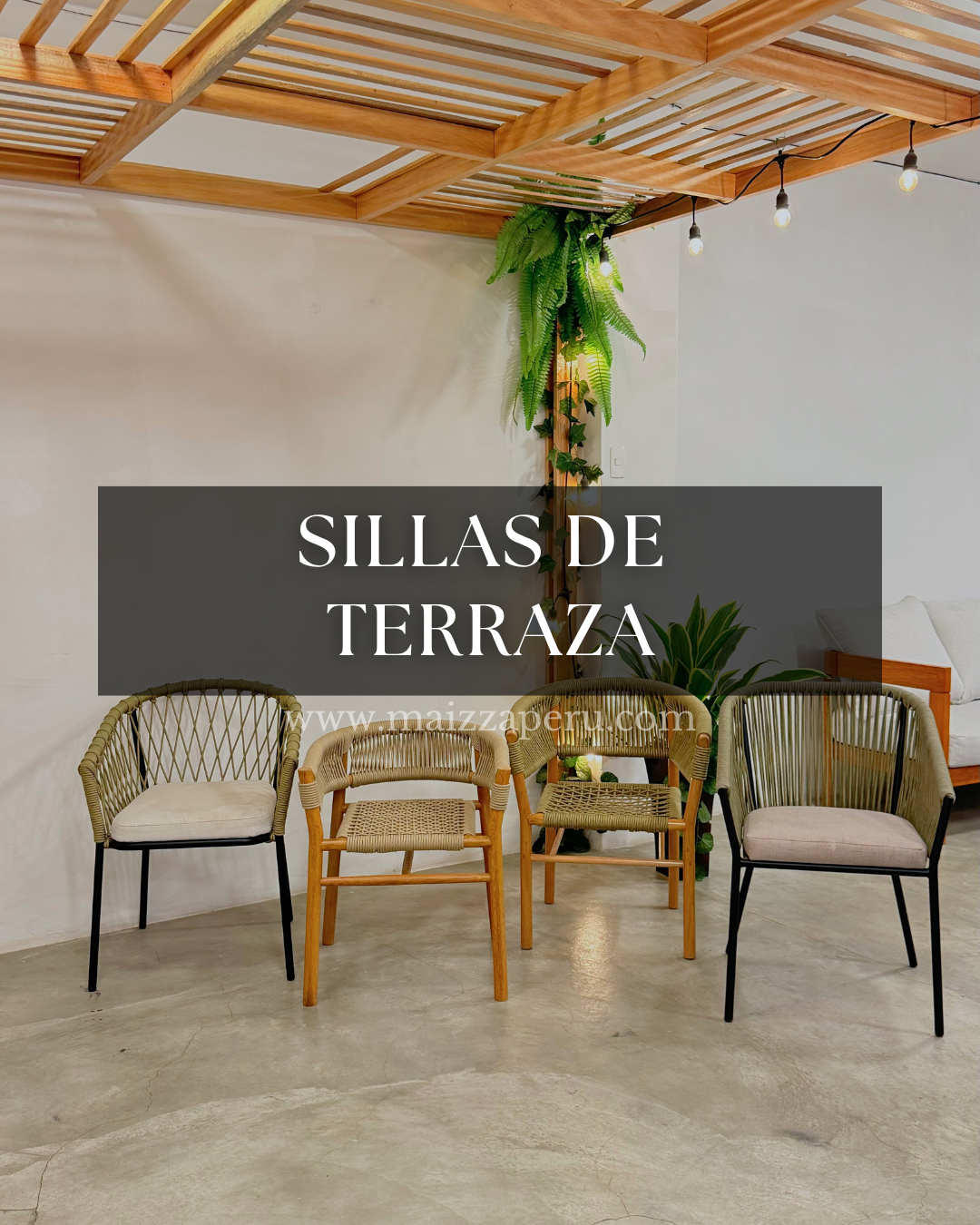 SILLAS DE TERRAZA