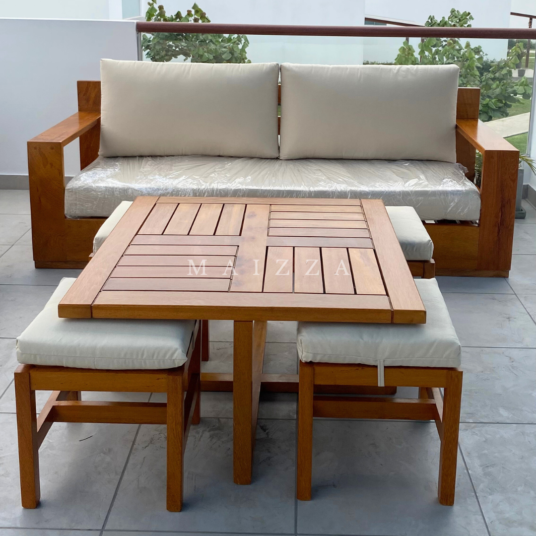 Juego de Sillones (madera) - Set Lazo