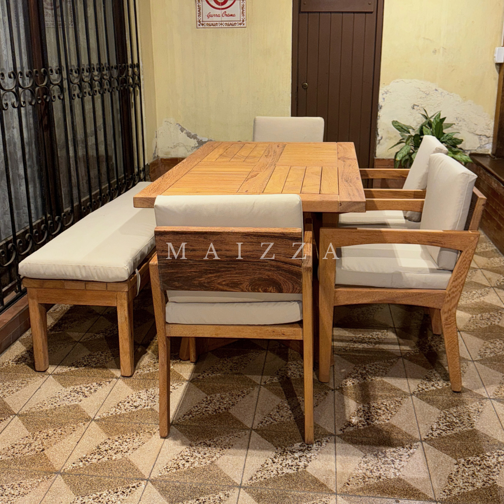 Juego de Comedor Natura + Set de Sillones Ibiza