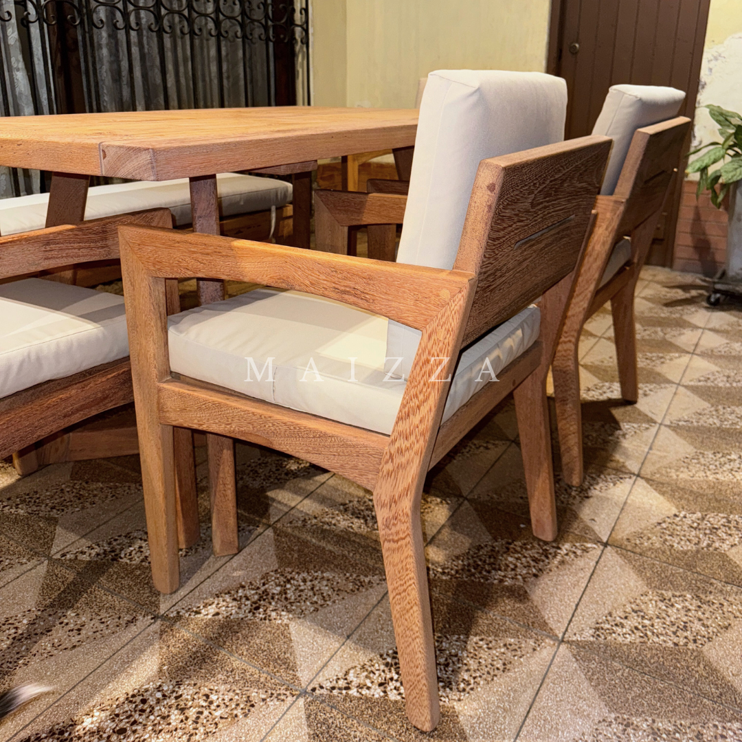 Juego de Comedor con banqueta - Modelo Natura