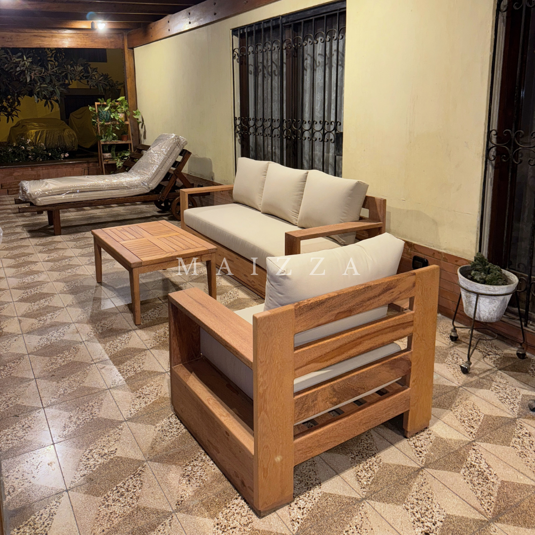 Juego de Comedor Natura + Set de Sillones Ibiza