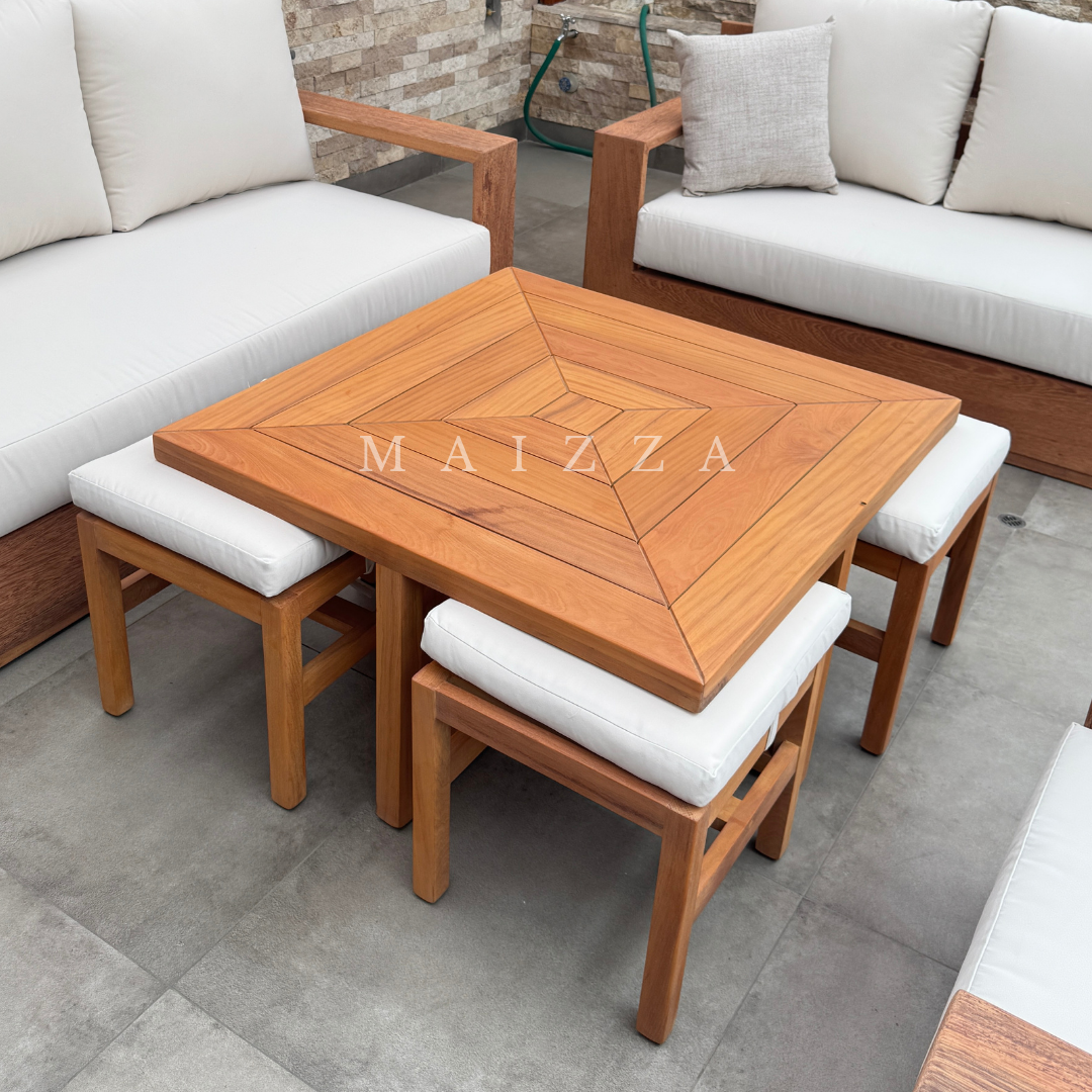 Mesa de centro 4 asientos - Modelo Elba