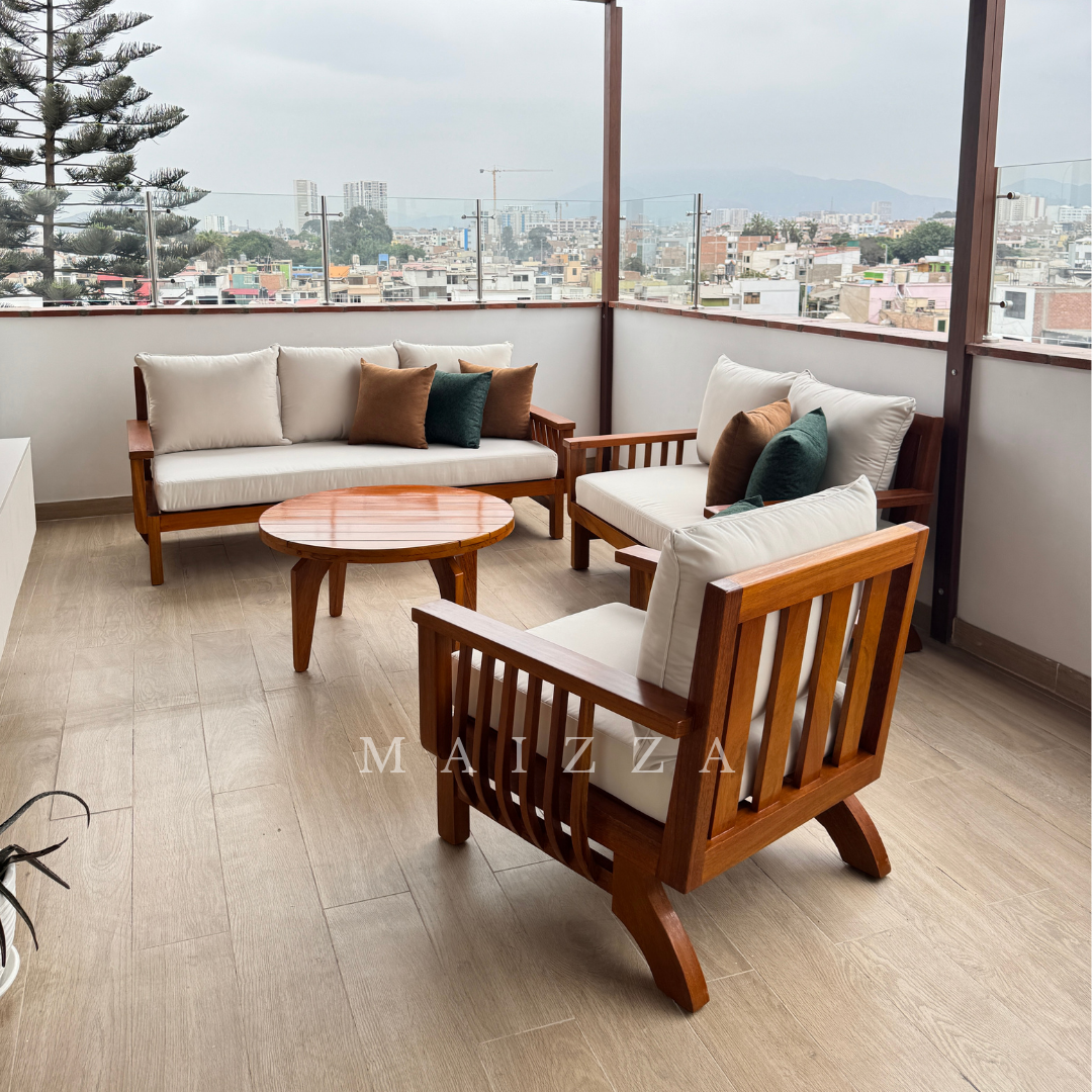 Juego de Sillones (madera) - Set Tokio