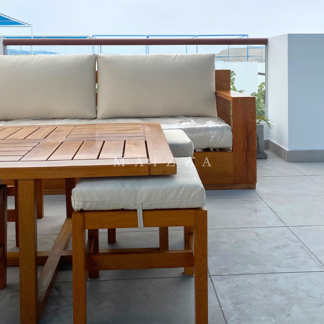 Juego de Sillones (madera) - Set Lazo
