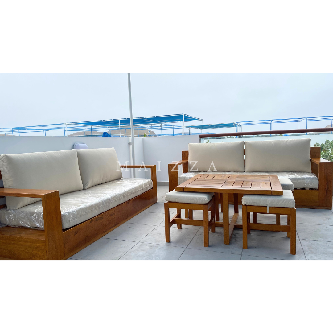 Juego de Sillones (madera) - Set Lazo