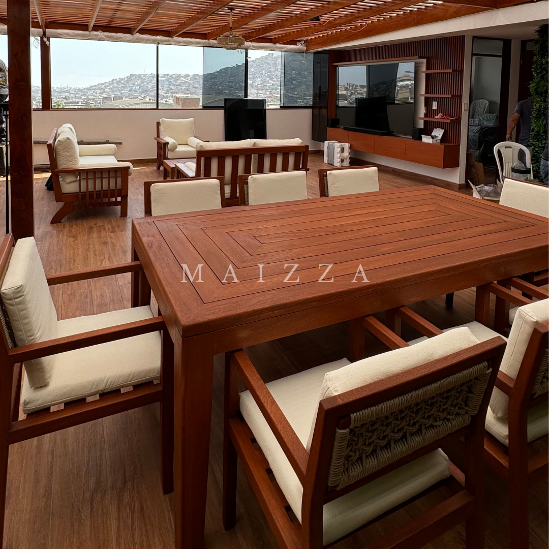 Juego de Comedor Alana + Set de Sillones Tokio