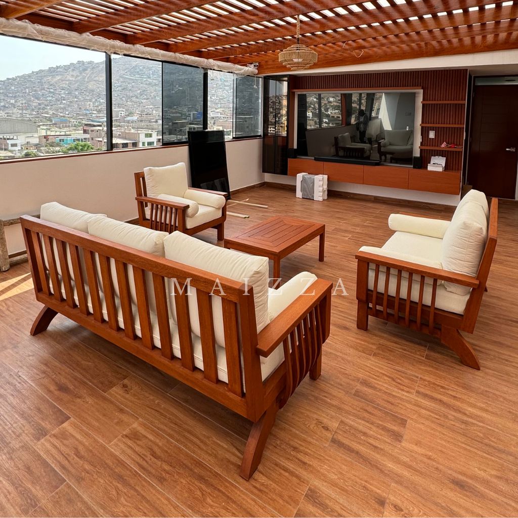Juego de Sillones (madera) - Set Tokio