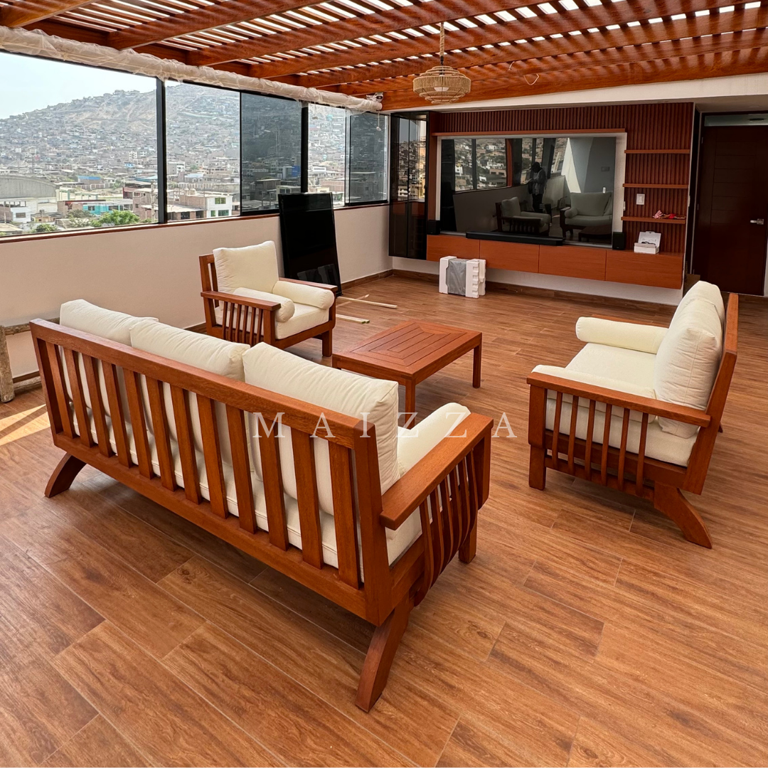 Juego de Comedor Alana + Set de Sillones Tokio
