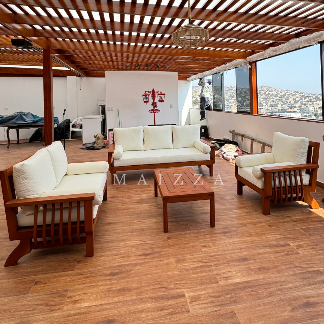 Juego de Comedor Alana + Set de Sillones Tokio
