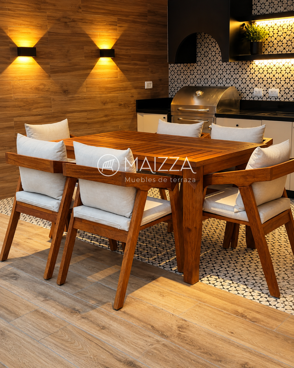 COMEDOR KAPLA - MESA AMBAR