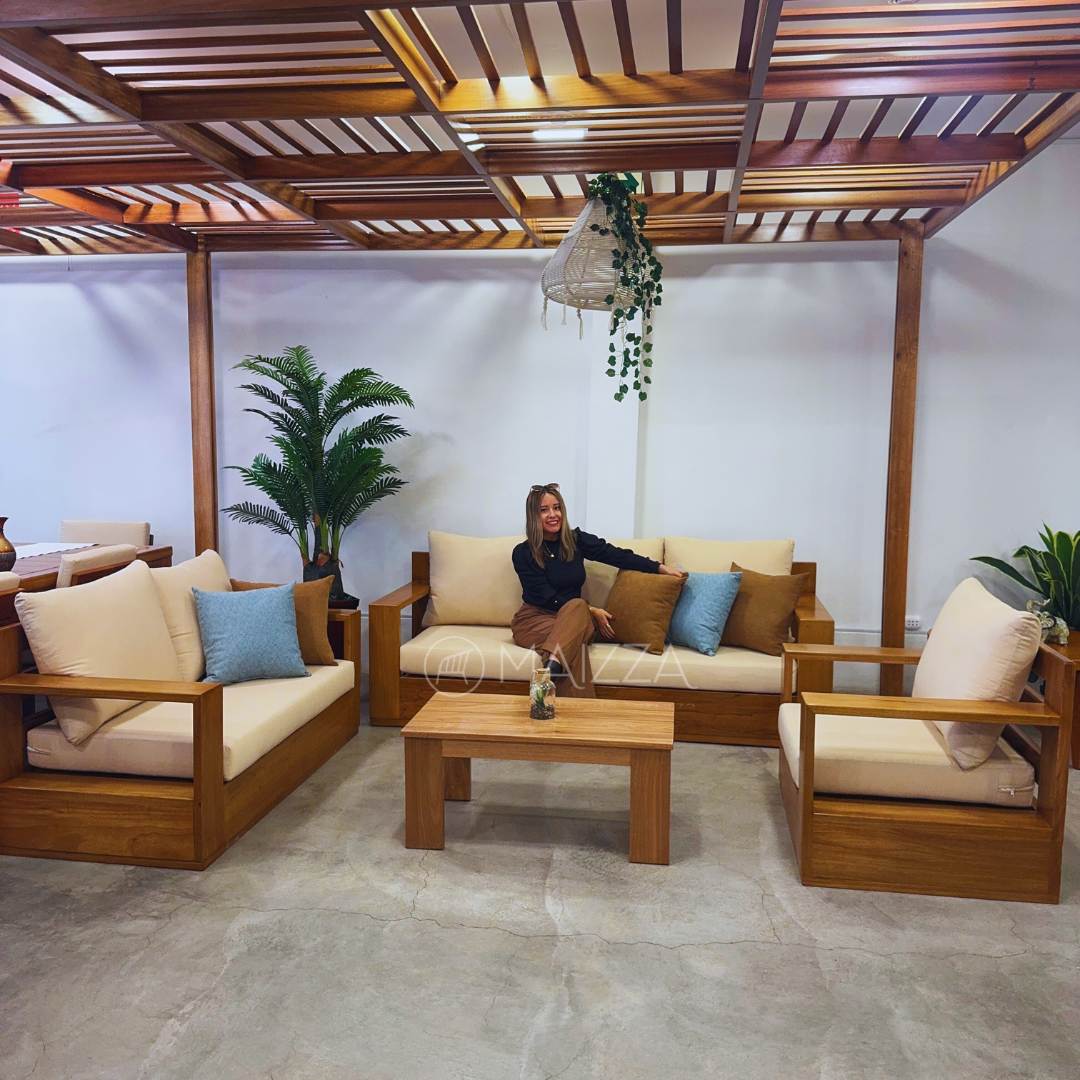 Juego de Sillones (madera) - Set Ibiza