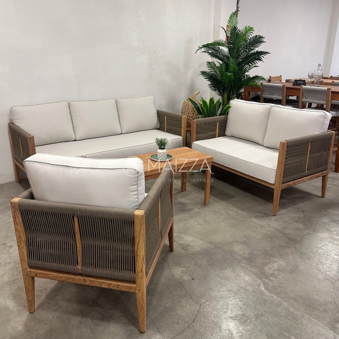 Juego de Sillones (Cuerdas) - Modelo Terra