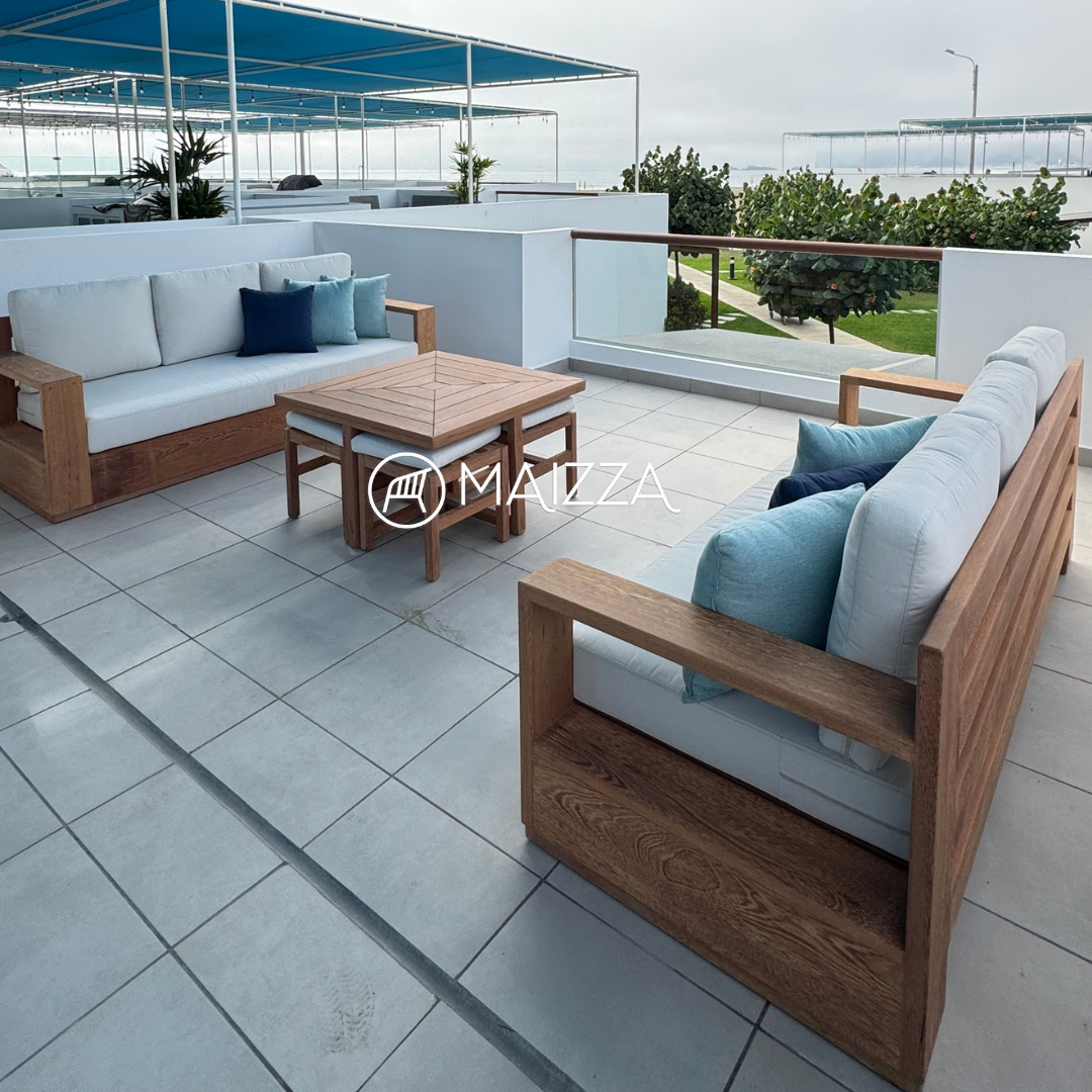 Juego de Sillones (madera) - Set Ibiza 3 - 3