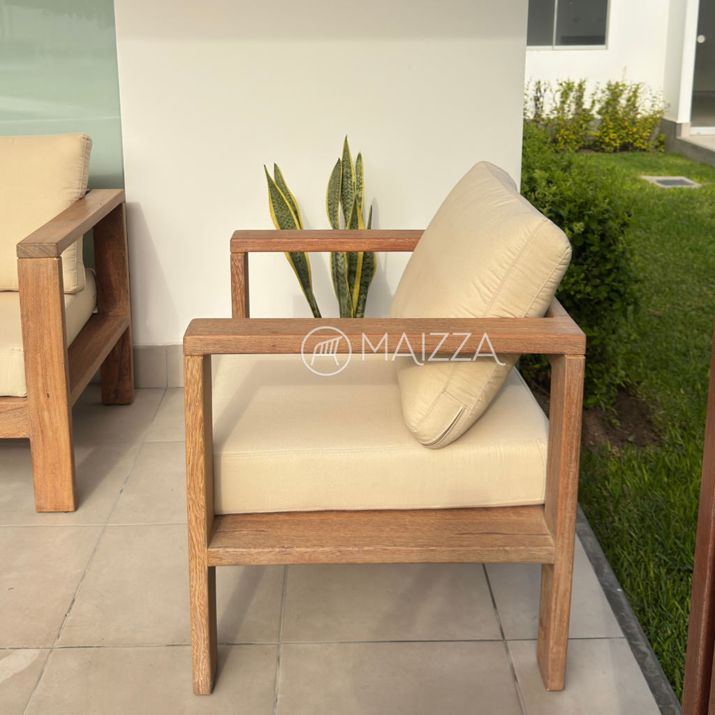 Juego de Sillones (madera) - Set Caliz
