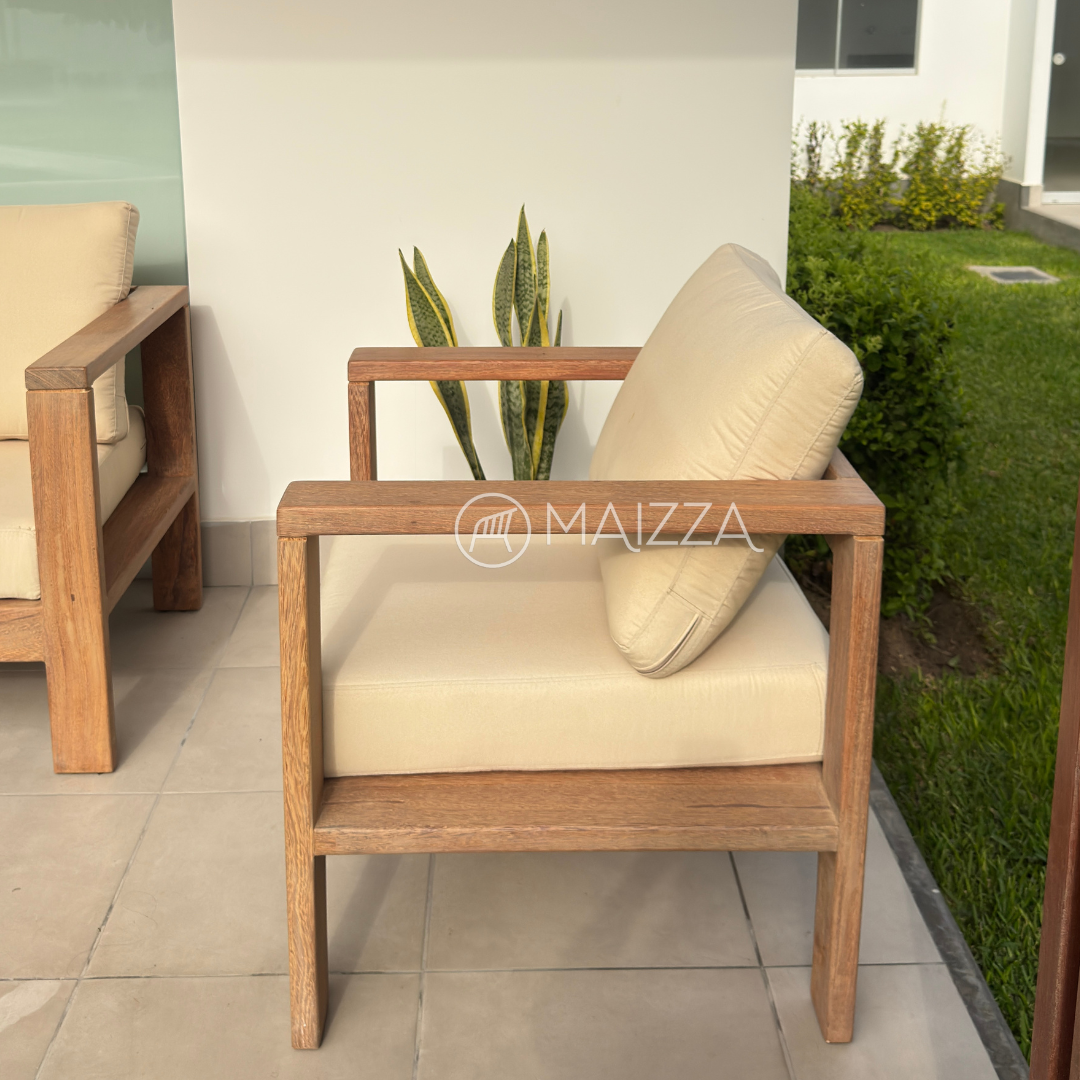 Juego de Sillones (madera) - Set Caliz